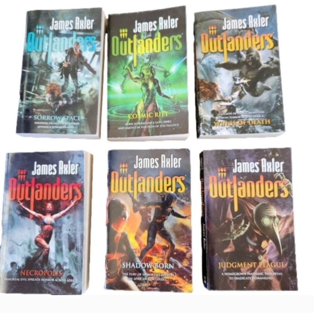 James Axler 6 bk set The Outlanders